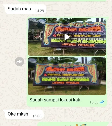 Pengiriman Papan Bunga Ngerangan Bayat